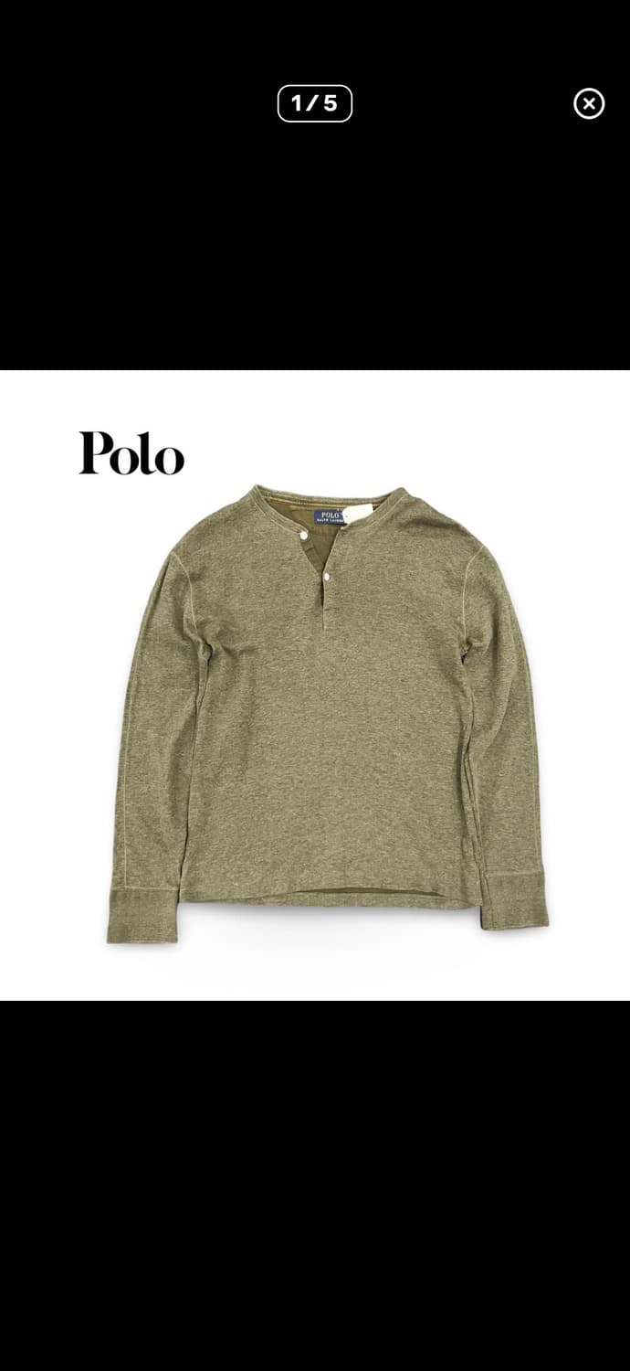 폴로 헨리넥 롱슬리브 상품이미지1