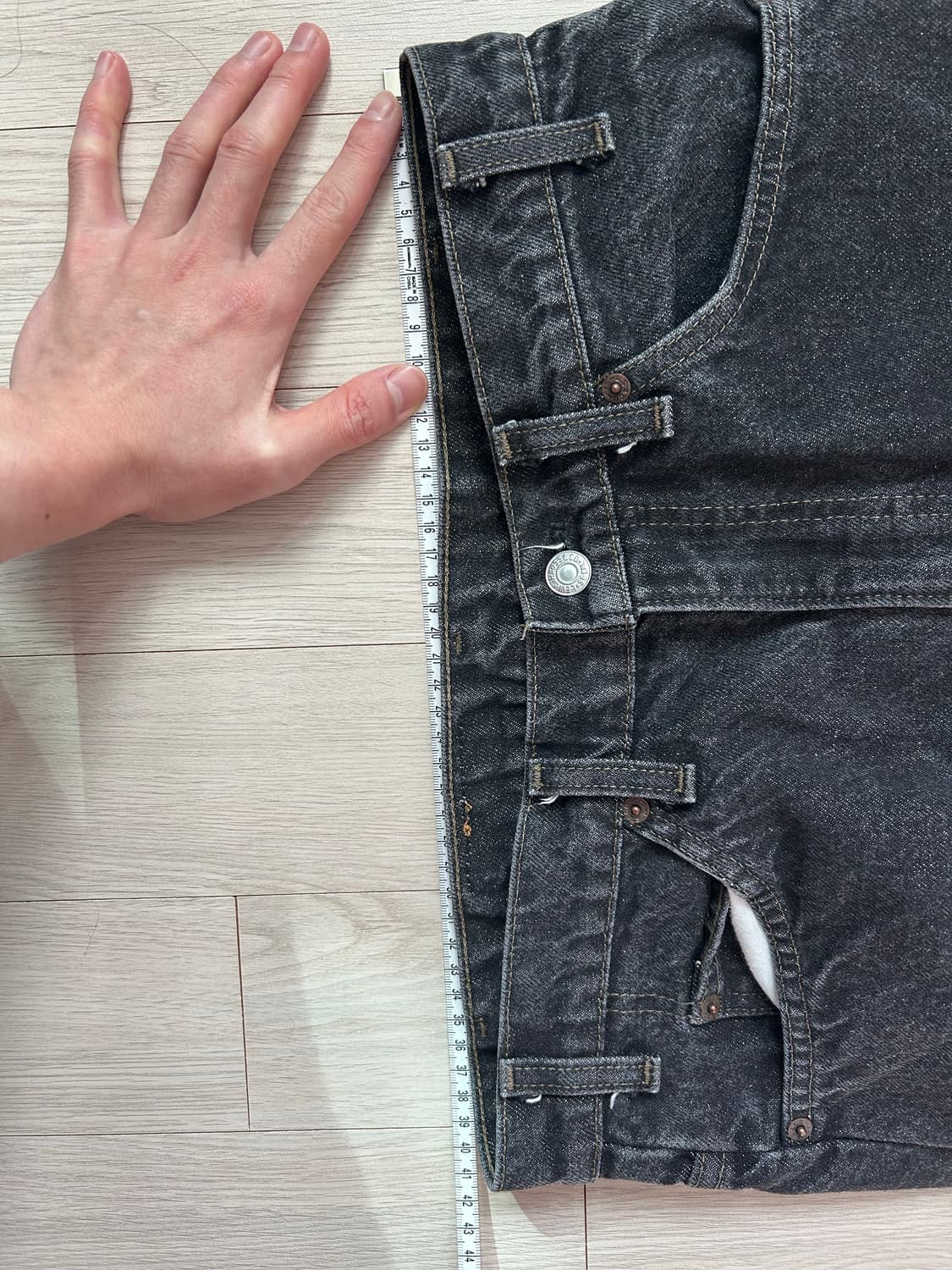 80s-90s 빈티지 리바이스 517 블랙 usa 상품이미지6