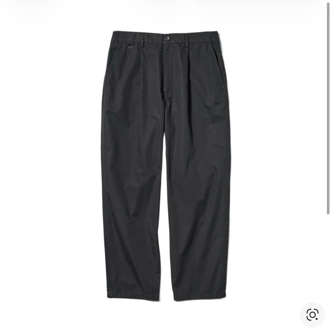 GU x 언더커버 와이드 테이퍼드 팬츠 블랙 상품이미지1