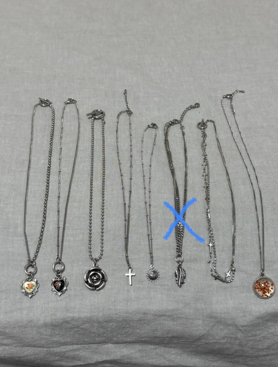 핸드메이드 써지컬 실버 목걸이 20종 상품이미지2