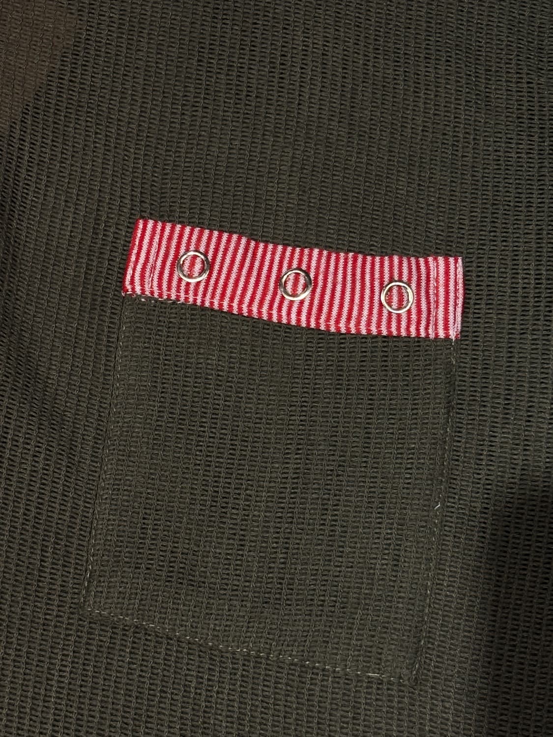 C&A 카키 와플 세일러 반팔 상품이미지5