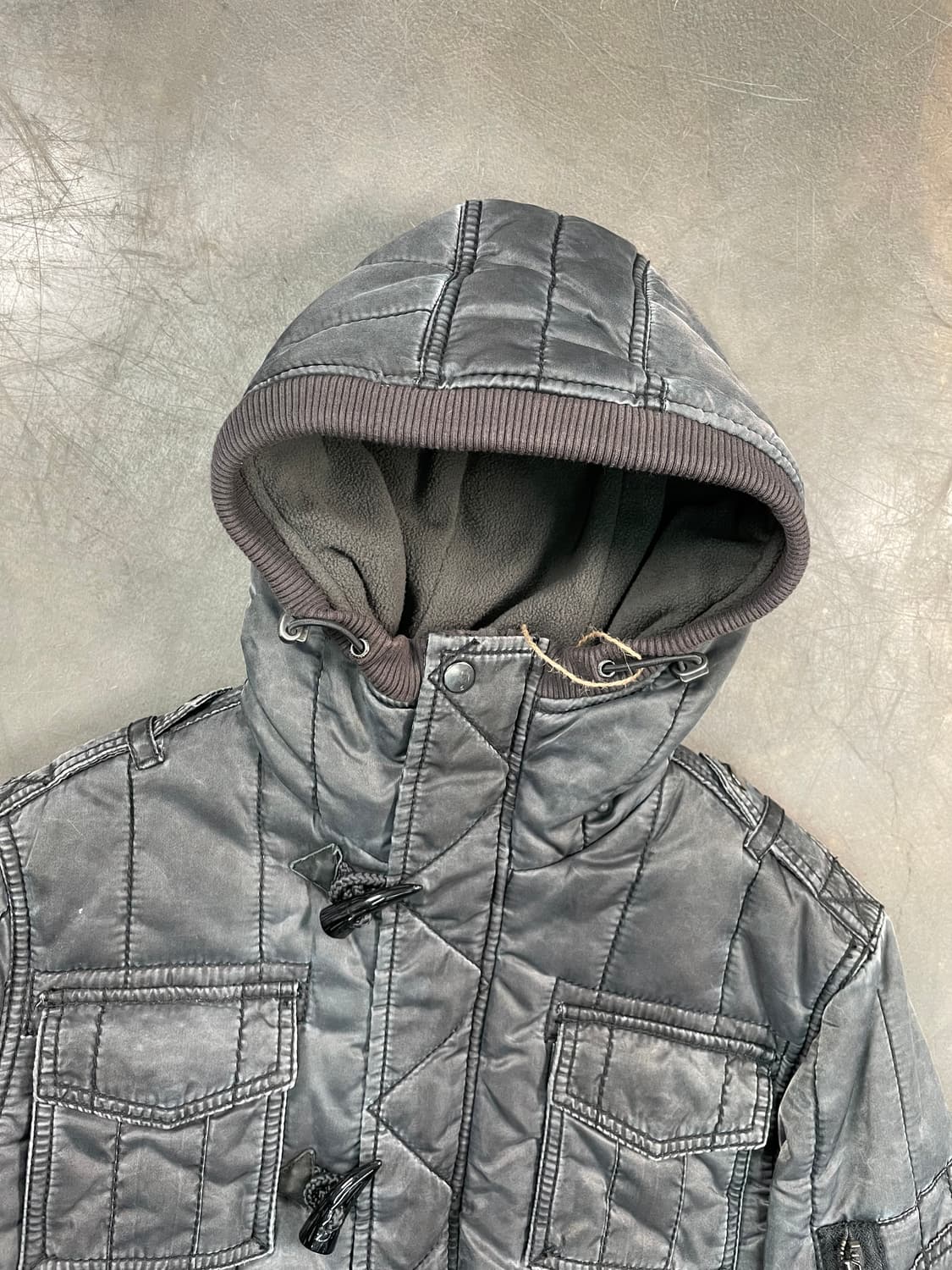 Triple5Soul 더플 패디드 크롭 자켓 상품이미지3