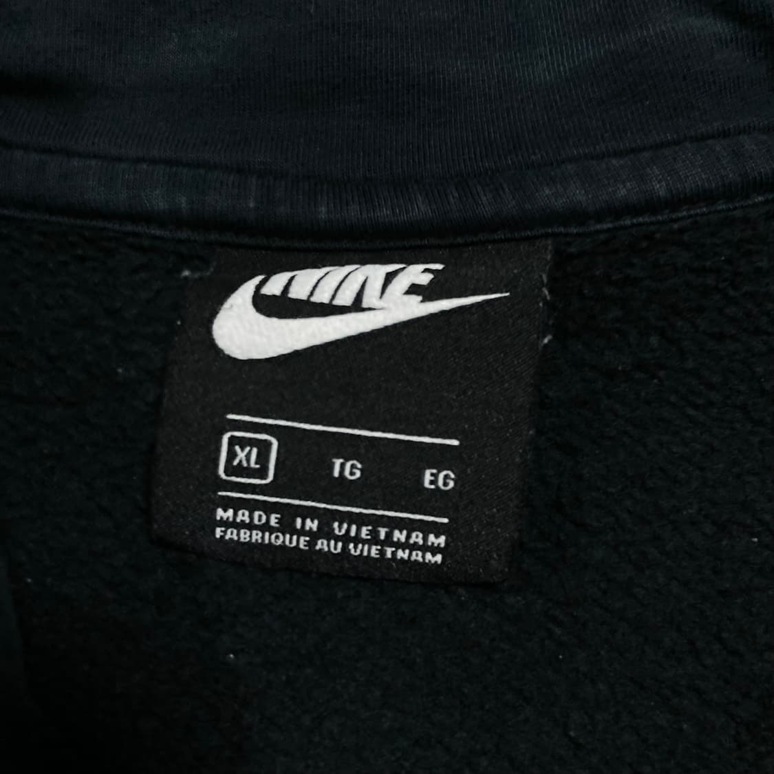 나이키 퓨추라 스몰 로고 블랙 미니멀 후드 집업 상품이미지3