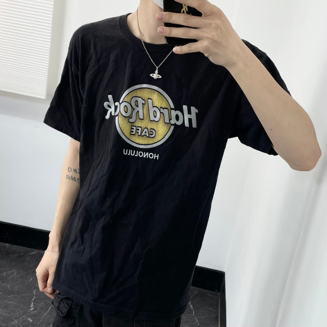 하드락카페 호놀룰루 반팔 티셔츠 상품이미지1