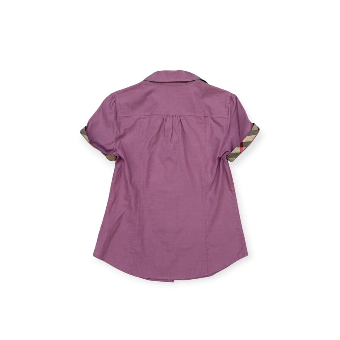 [ 38 ] 버버리 런던 노바체크 연보라 반팔 셔츠 상품이미지2