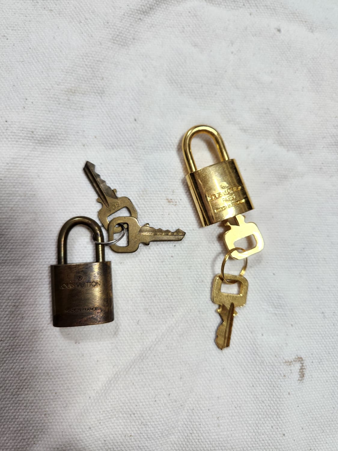가방 자물쇠/열쇠 세트 골드 브론즈 상품이미지2