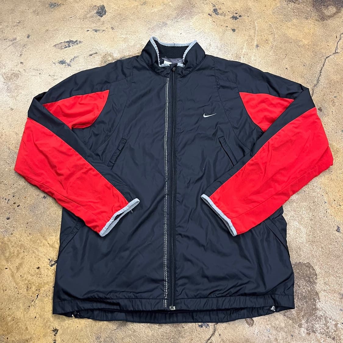 [정품/XL] 나이키 블랙 레드 바람막이 자켓 b15 상품이미지2