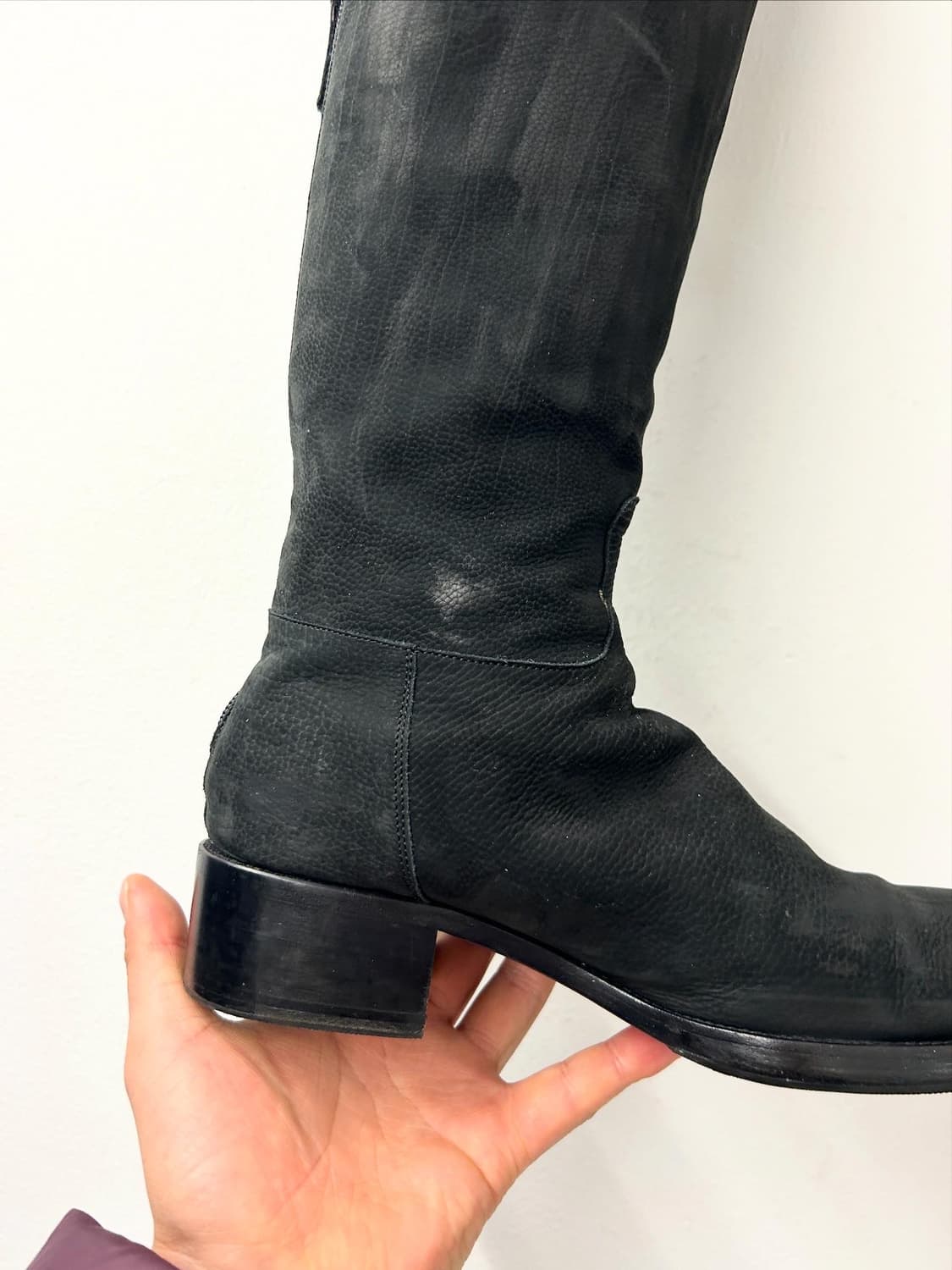 SARTORE 사토레 레더 롱 부츠 245-250 상품이미지4