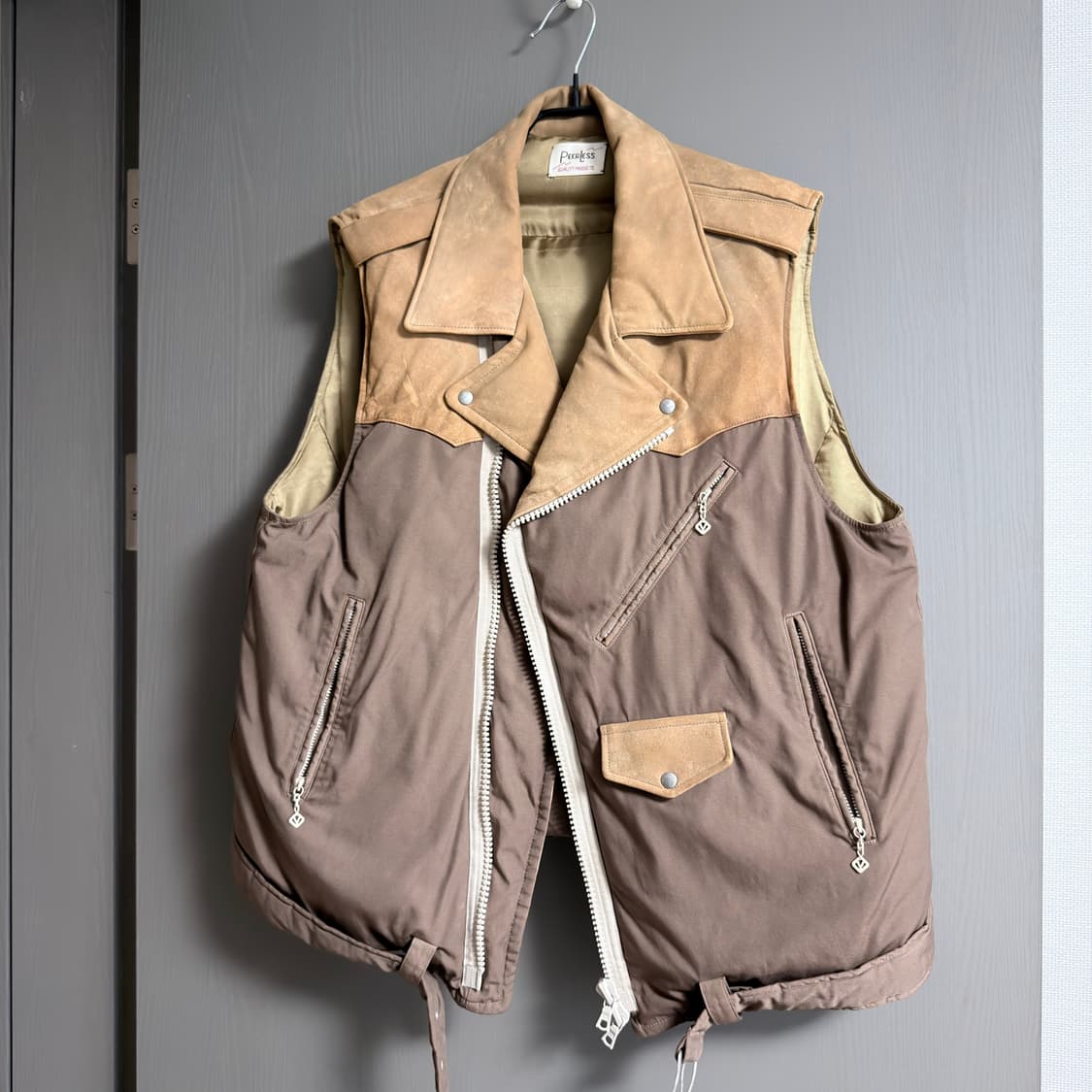 4) 21AW 비즈빔 스트라블러 베스트 스웨이드 브라운 상품이미지2