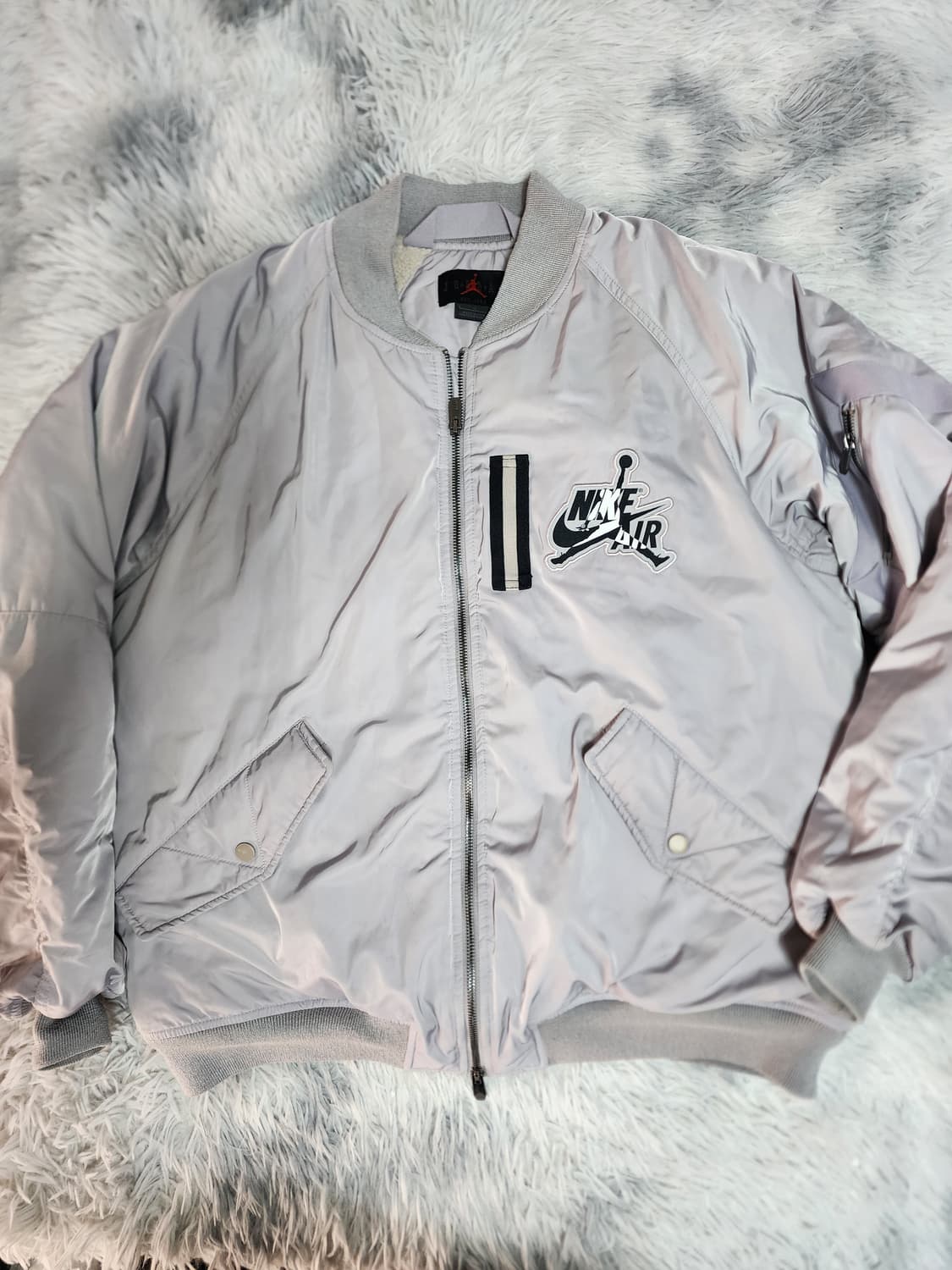 조던 Nike Air 봄버 자켓 그레이 상품이미지1