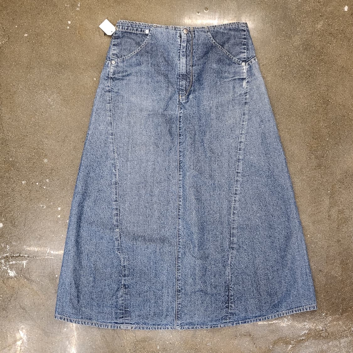 Levi's 리바이스 청 데님 롱 스커트 A라인 상품이미지1