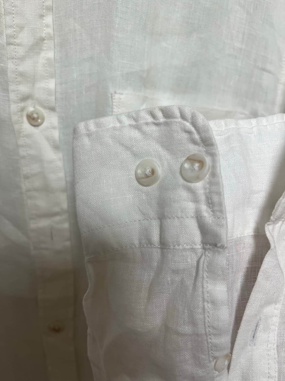 시리즈 화이트린넨셔츠 상품이미지4