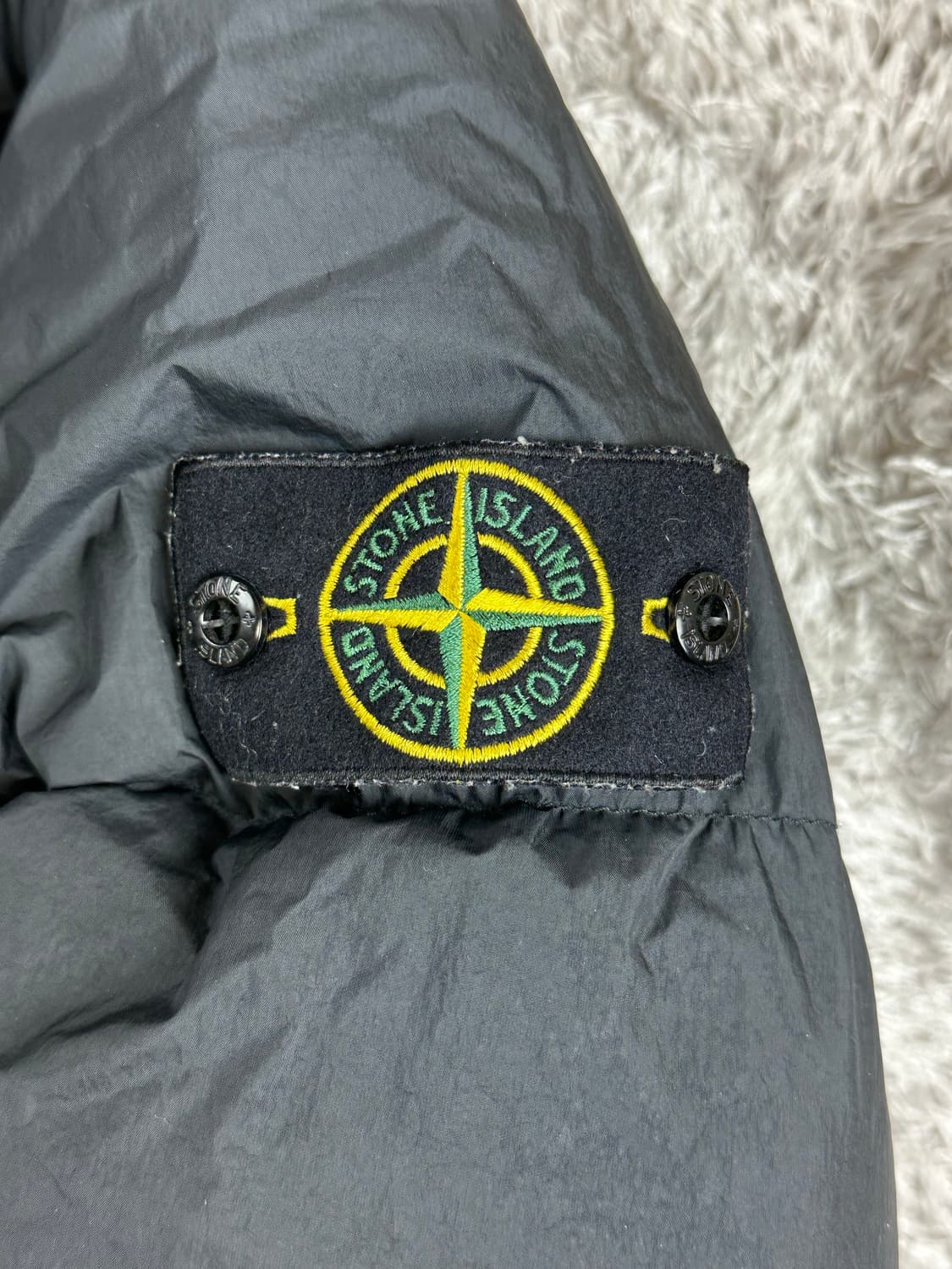 [L] 정품 스톤아일랜드 21FW 크링클랩스 롱패딩 블랙 상품이미지6