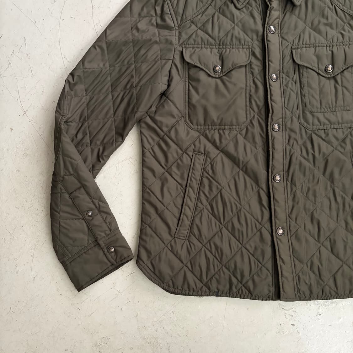 폴로 랄프로렌 빈티지 퀄티드 셔츠 자켓 M 상품이미지3