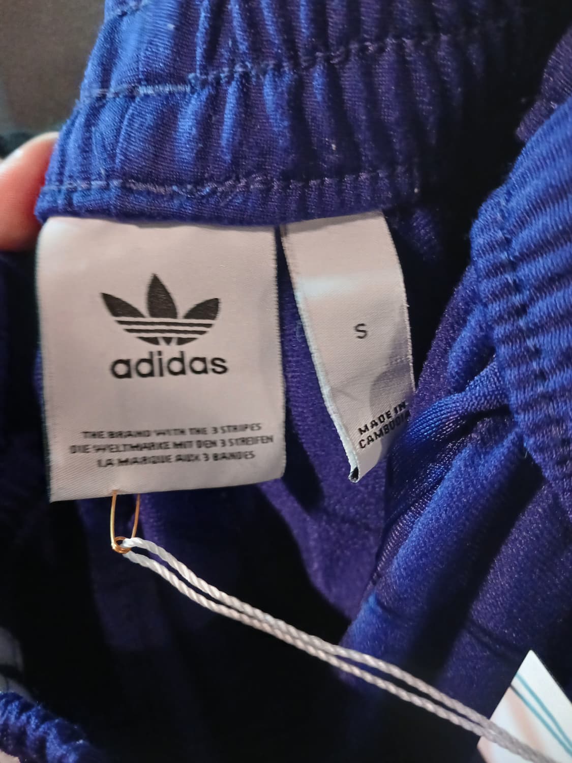 아이다스 삼선 트레이닝 팬츠 퍼플 상품이미지3