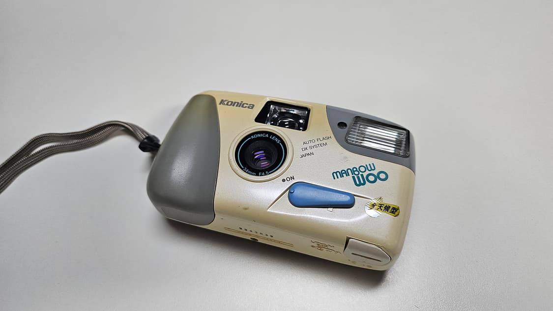 작례O 특별판 코니카 manbow woo 방수 필름카메라 빈티지 필카 상품이미지7