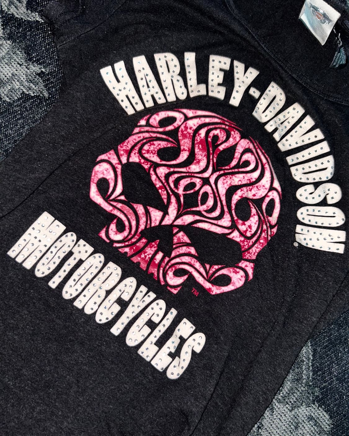 Harley Davidson punk cubic skull top 상품이미지5