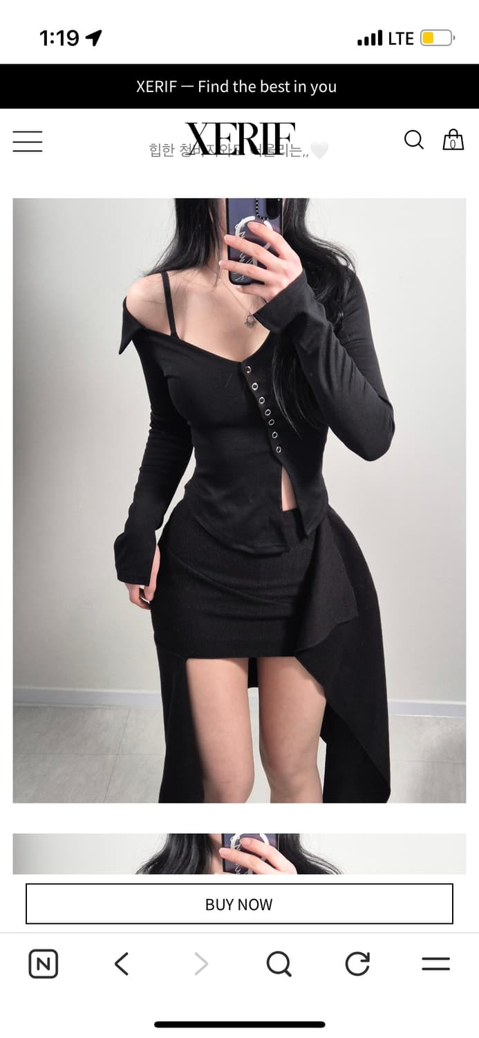 XERIF 세리프 원숄더 셔츠탑 / 지그재그 에이블리 상품이미지2