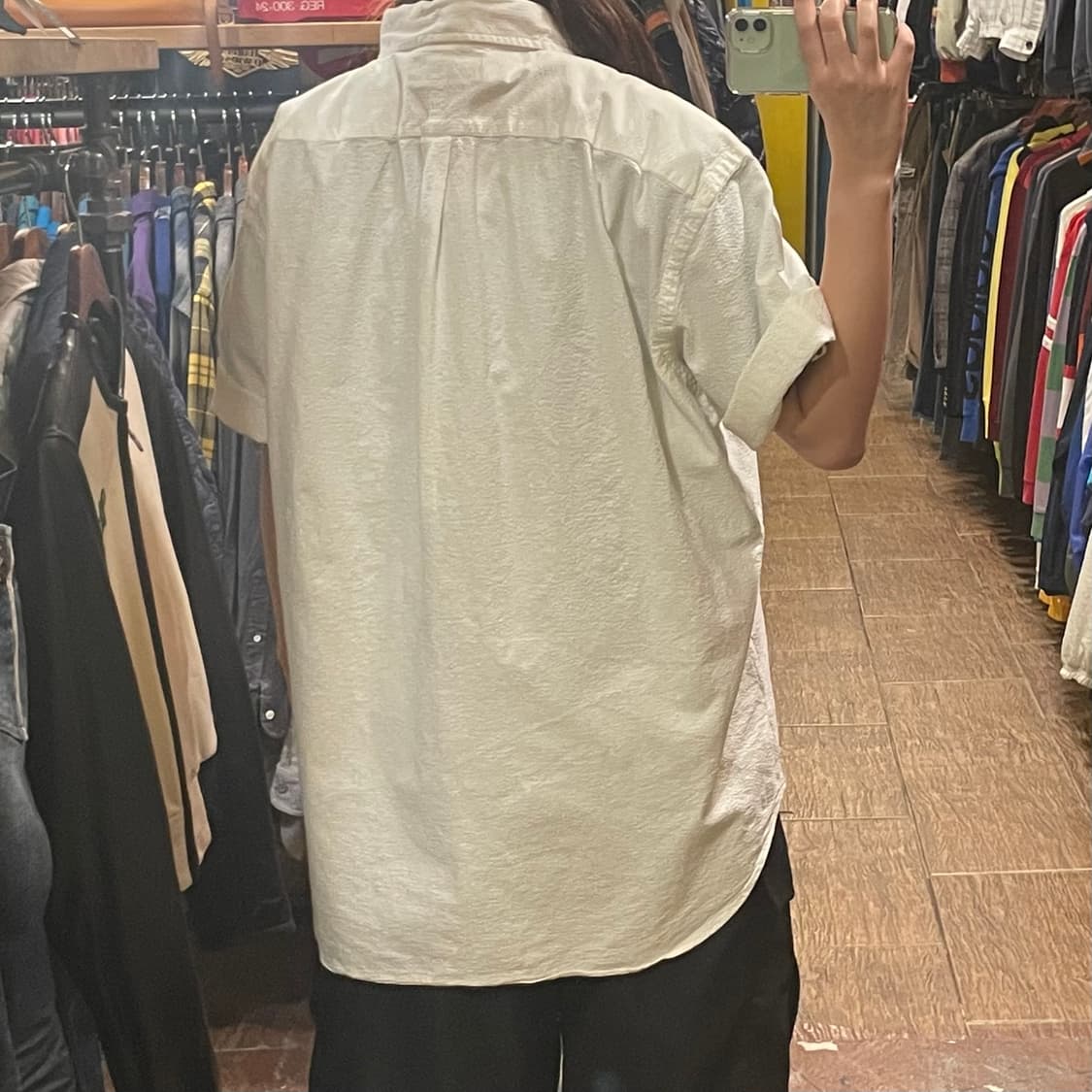 [HI] 폴로 반팔셔츠 화이트 상품이미지5