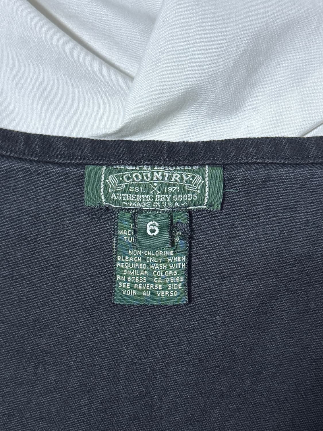 80s usa 랄프로렌 컨트리 코튼 스커트 상품이미지5