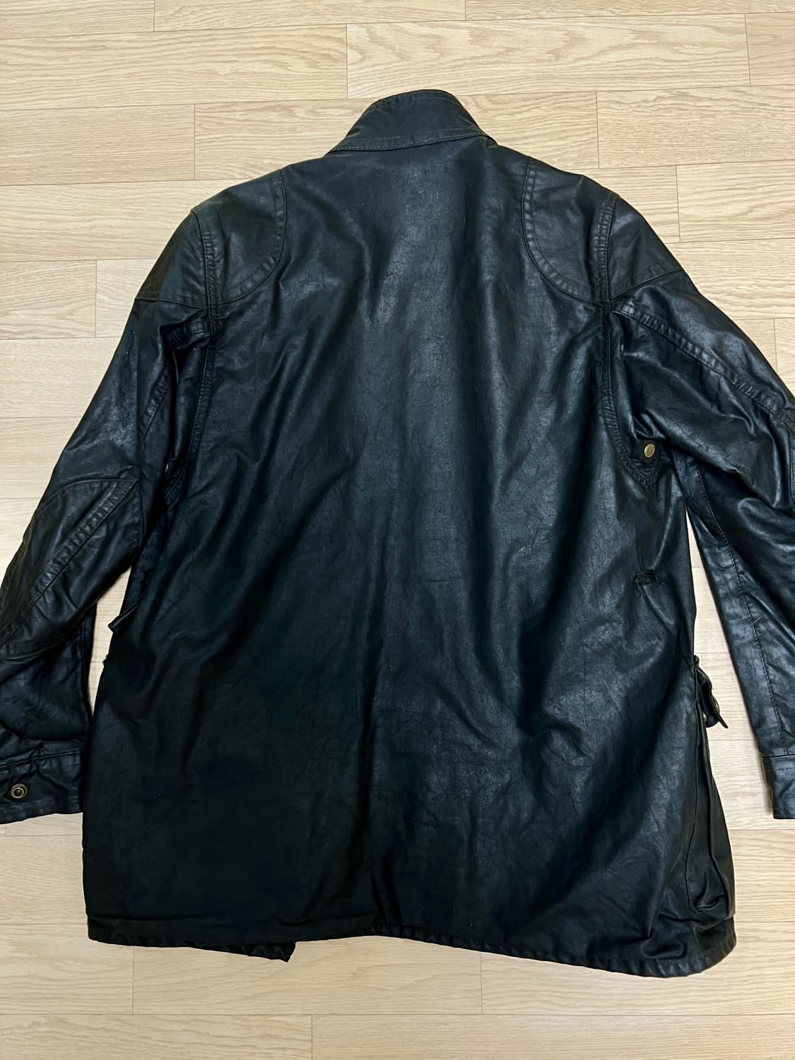 빈티지 벨스타프 X BMW 트라이얼마스터 왁스드 자켓 상품이미지2