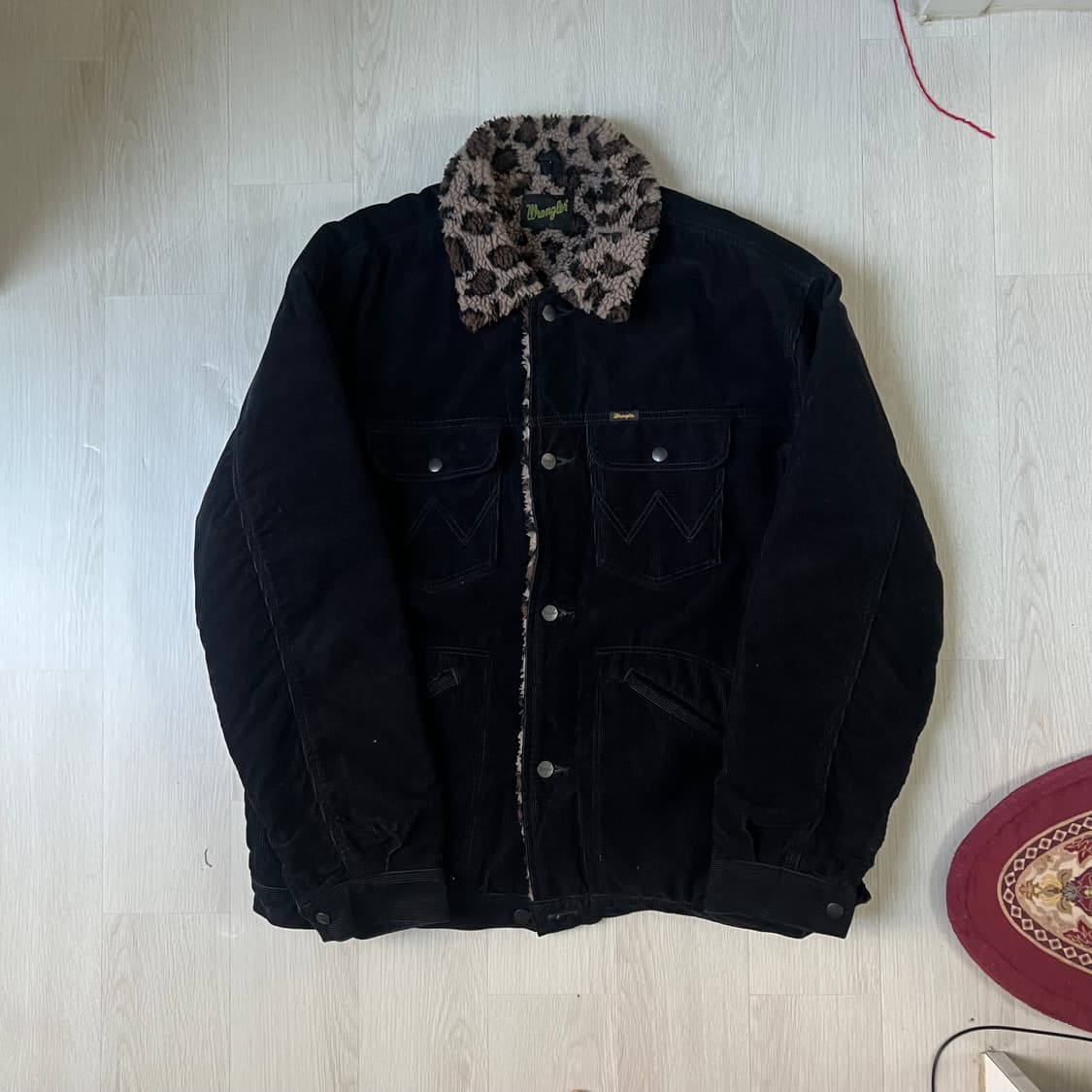 몽키타임 랭글러 보아 트러커 자켓(코듀로이 / 레오파드 보아) 상품이미지1