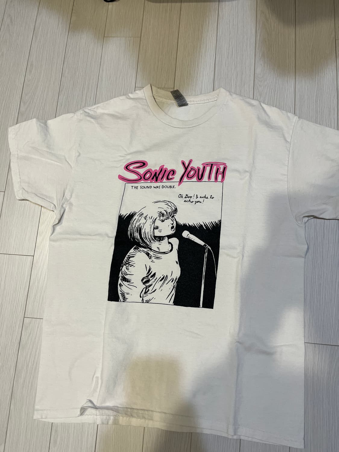 빈티지 소닉유스 티셔츠 리프린트 L 상품이미지1