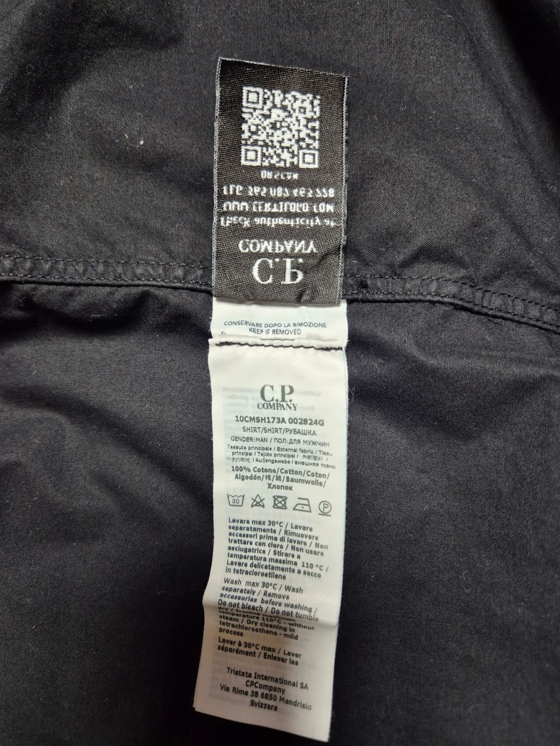 C.P. Company 블랙셔츠 자켓 상품이미지6