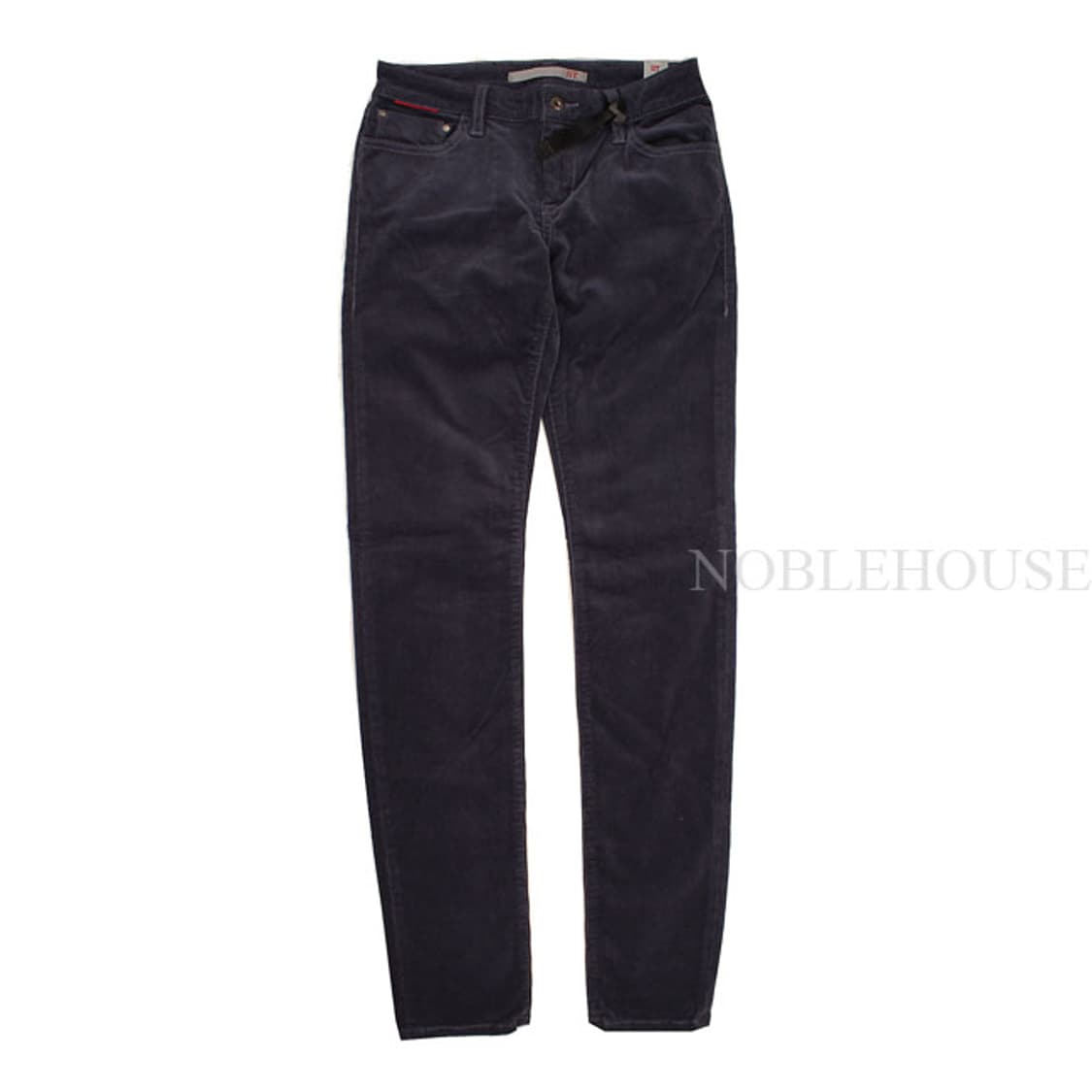 잇브랜드 네이비블루 골덴 스키니 팬츠 상품이미지1