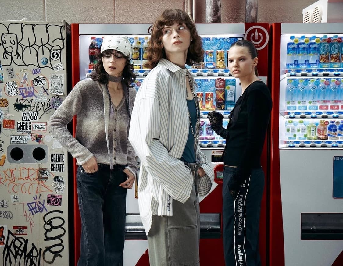 엔써이즈예스 스트라이프 셔츠 (인플루언서 이나연 착용) 상품이미지1