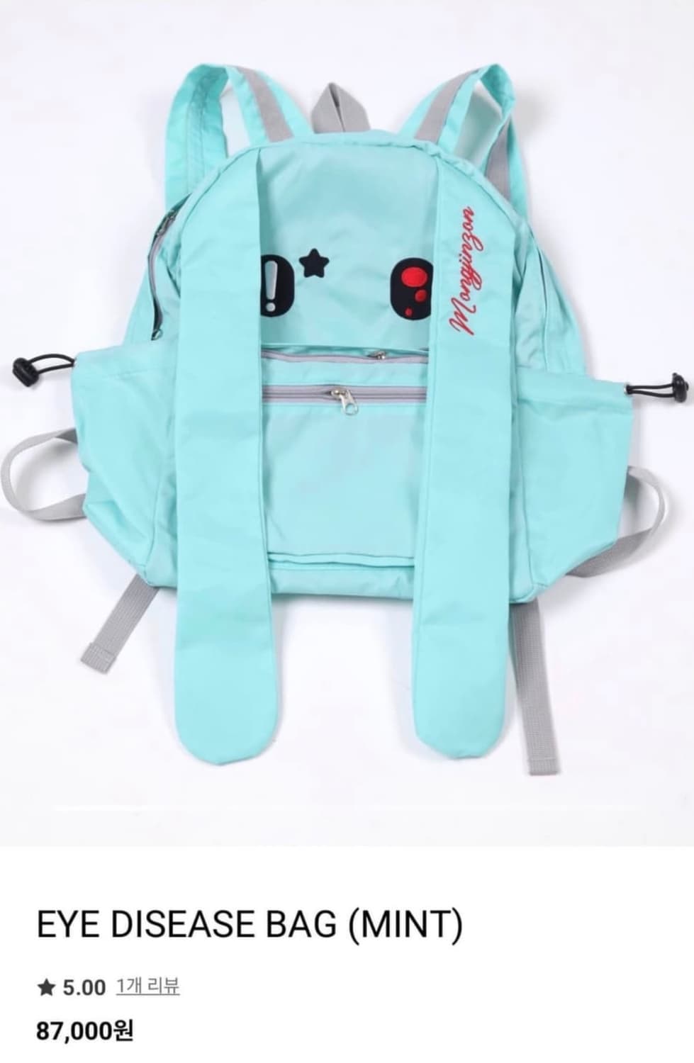 몽진존 EYE DISEASE BAG (MINT) 상품이미지1