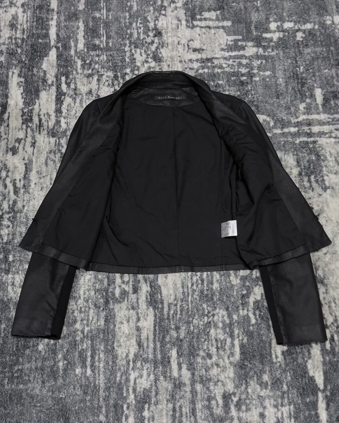 {UNKNOWN} Studs Lam Leather Jacket 상품이미지5