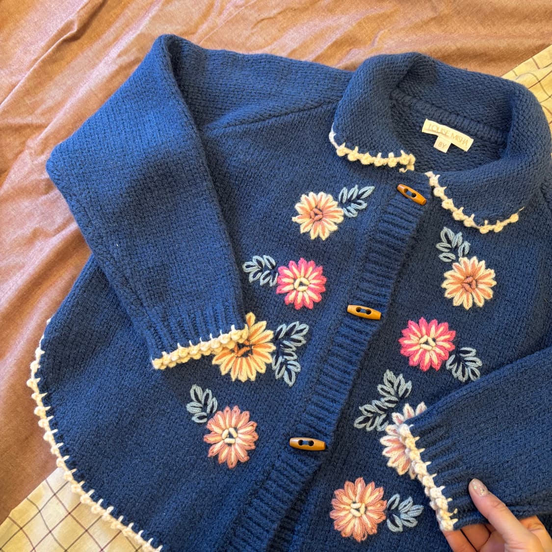 루이스미샤 24fw 플라워 가디건(8y)   상품이미지4