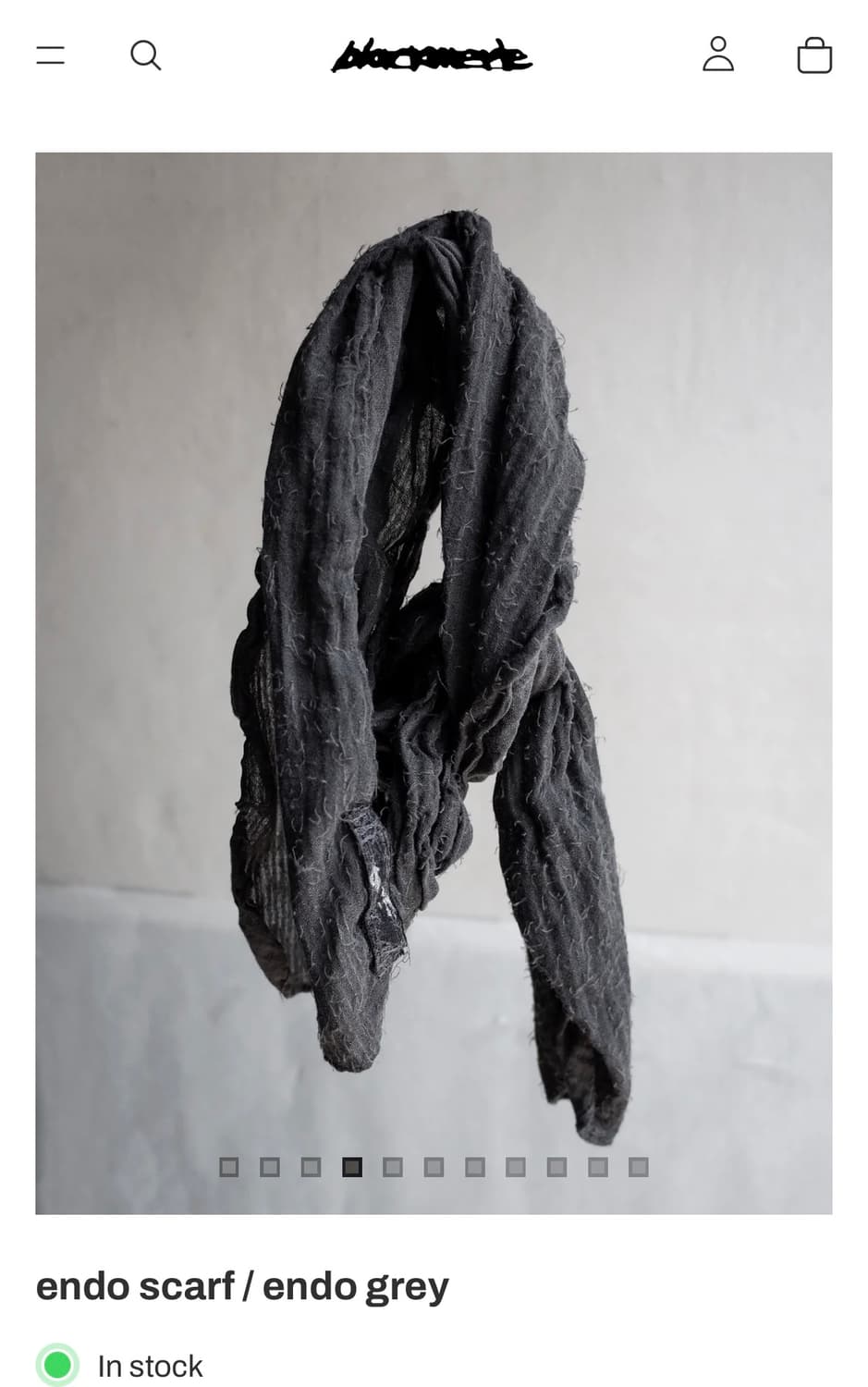 Blackmerle endo scarf 상품이미지3