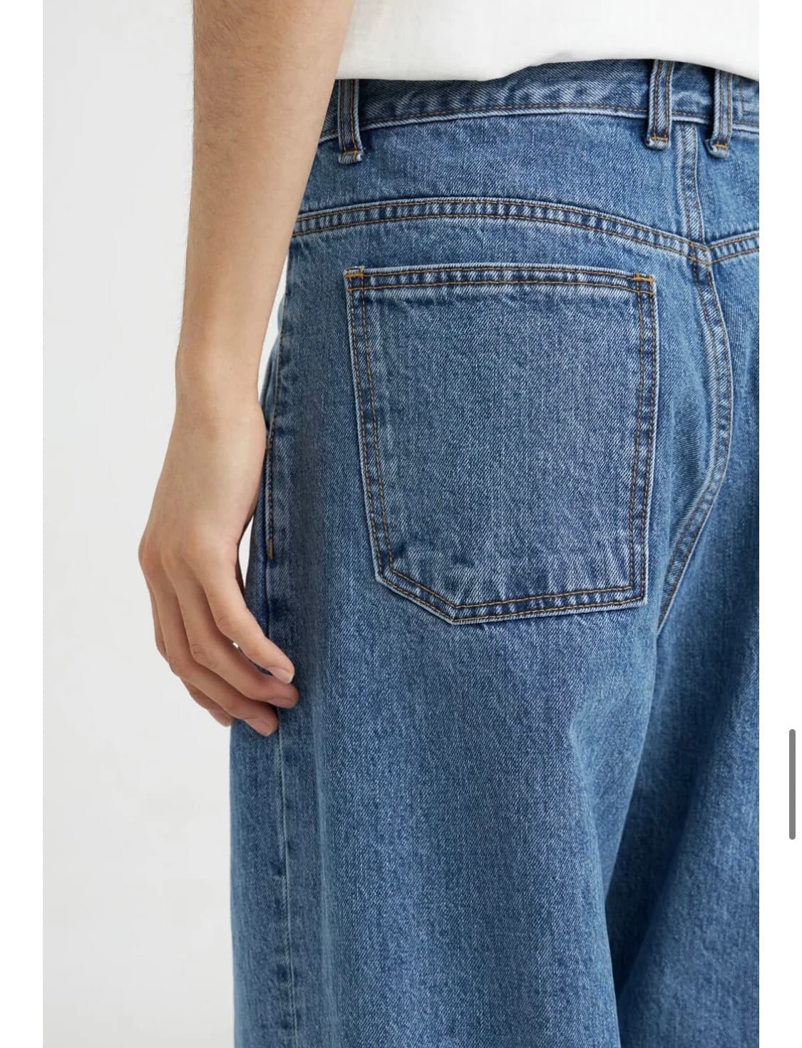 [Youth]Structured Wide Denim Pants (XS) 상품이미지5