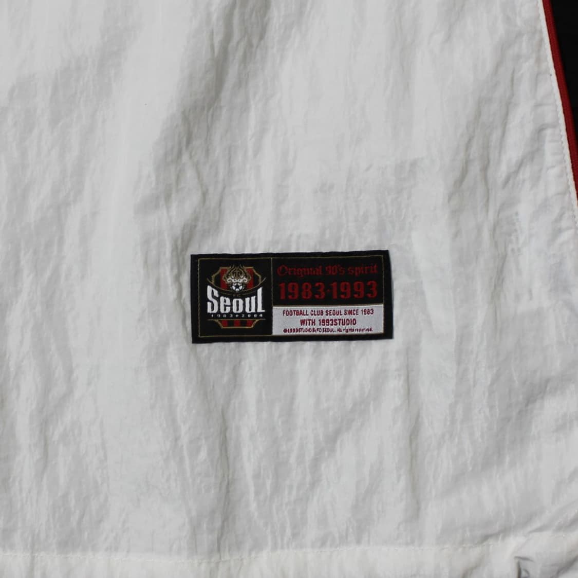 1993STUDIO FC서울 나일론 풋볼 져지 화이트 상품이미지7