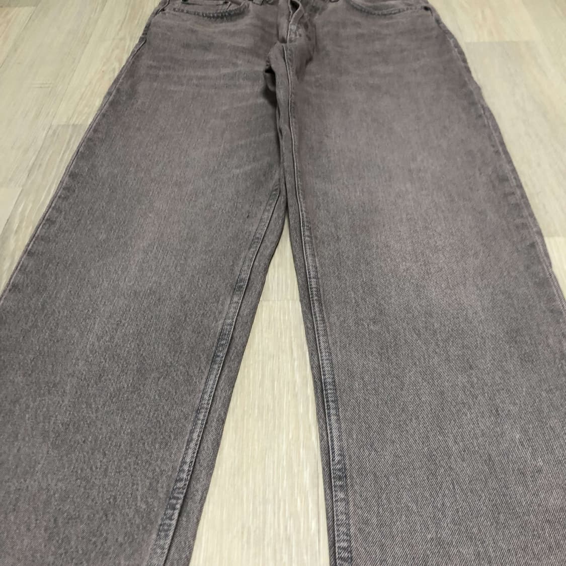 (32) 자라 ZARA 5P 레귤러 스트레이트핏 그레이 데님 자라 데님 상품이미지2
