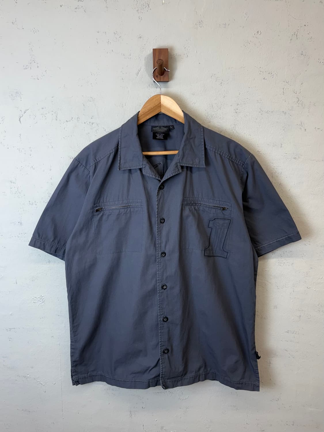 할리데이비슨 빈티지 자수 반팔셔츠 상품이미지1