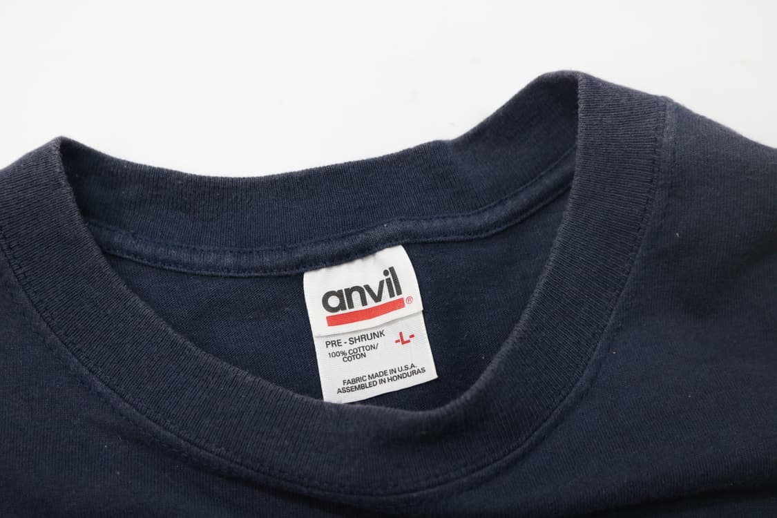 앤빌 빈티지 ECHIGAWA 소방대 그래픽 네이비 티셔츠 (L) 상품이미지6