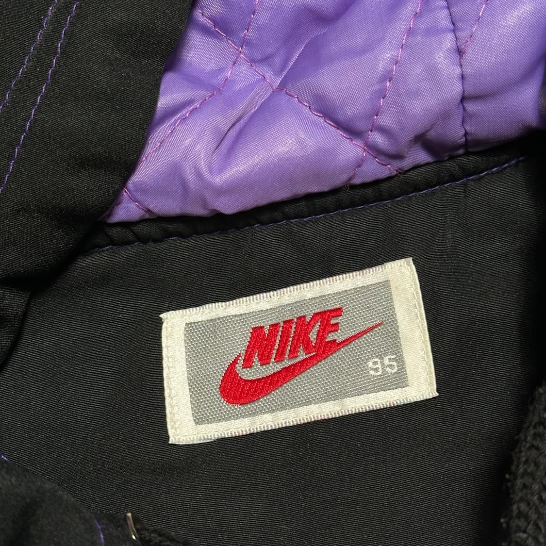 Nike 90s 알론조 모닝 샬럿 호네츠 백로고 자켓 상품이미지3