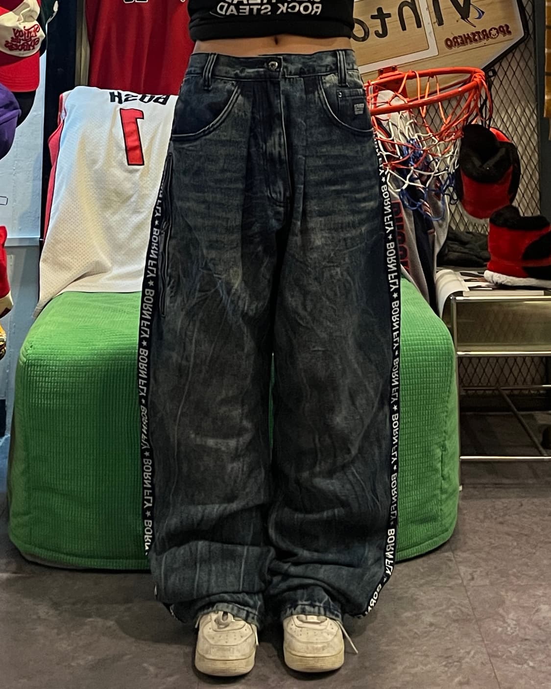 BORN FLY side line denim pants 상품이미지2