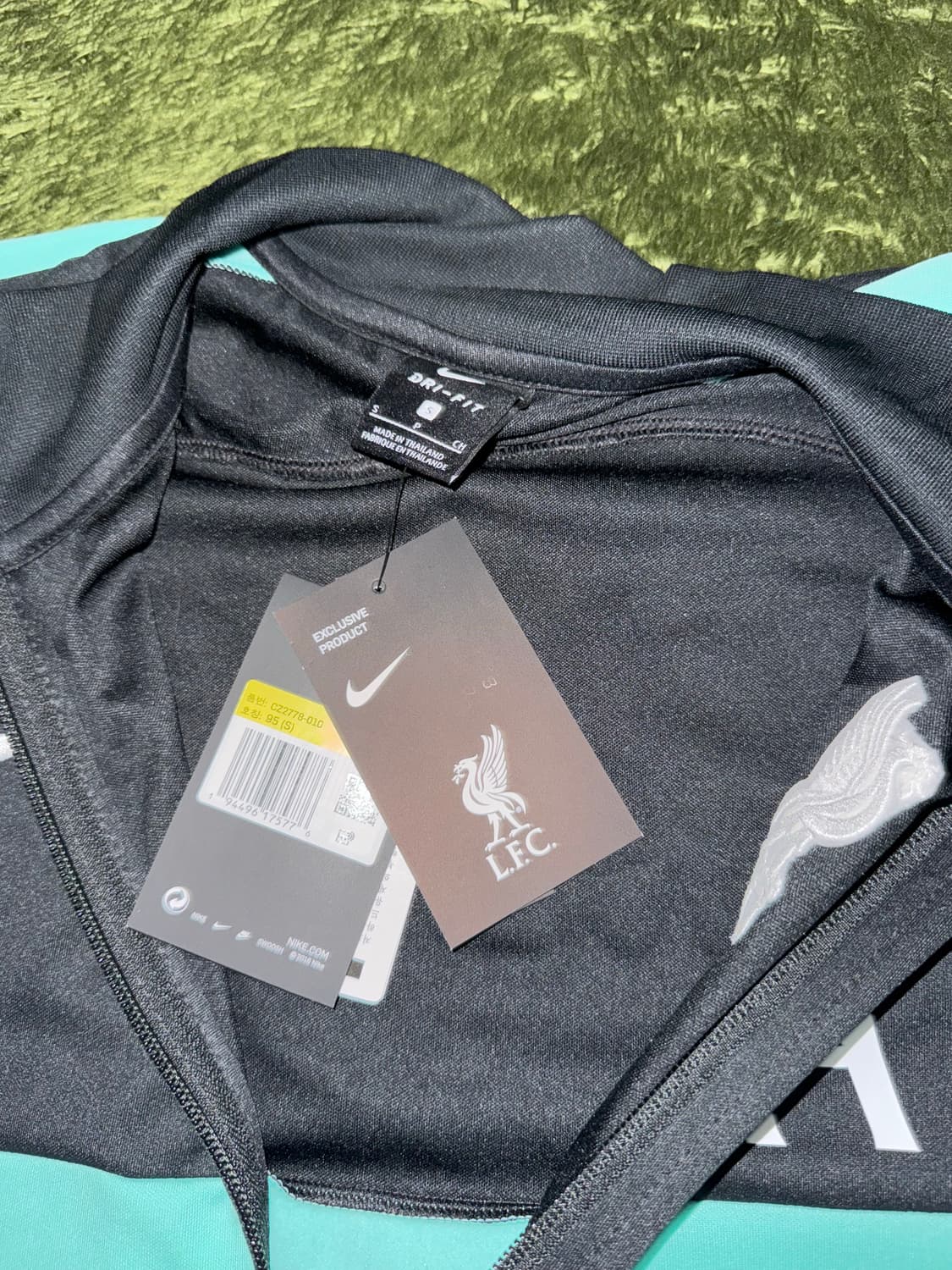 [S] 나이키 리버풀 FC 앤섬 트랙 자켓 블랙 상품이미지3