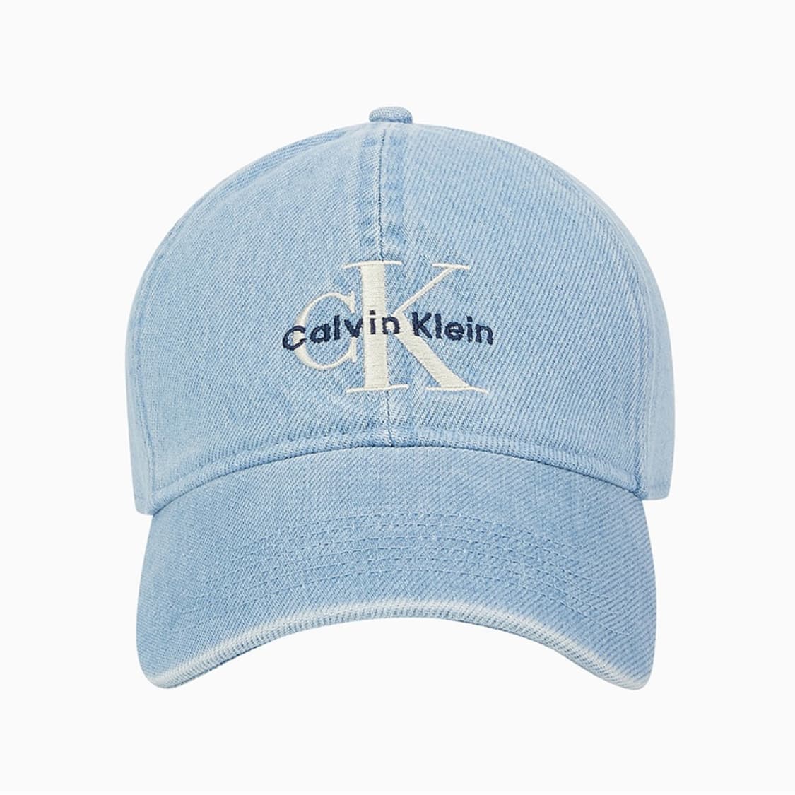 캘빈클라인 모노그램 데님 엠브로이더리 볼캡 상품이미지1