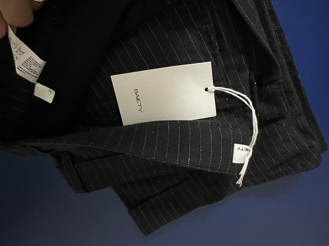 [새상품] saiety 사이어티 스트라이프 팬츠 일본원단 상품이미지5