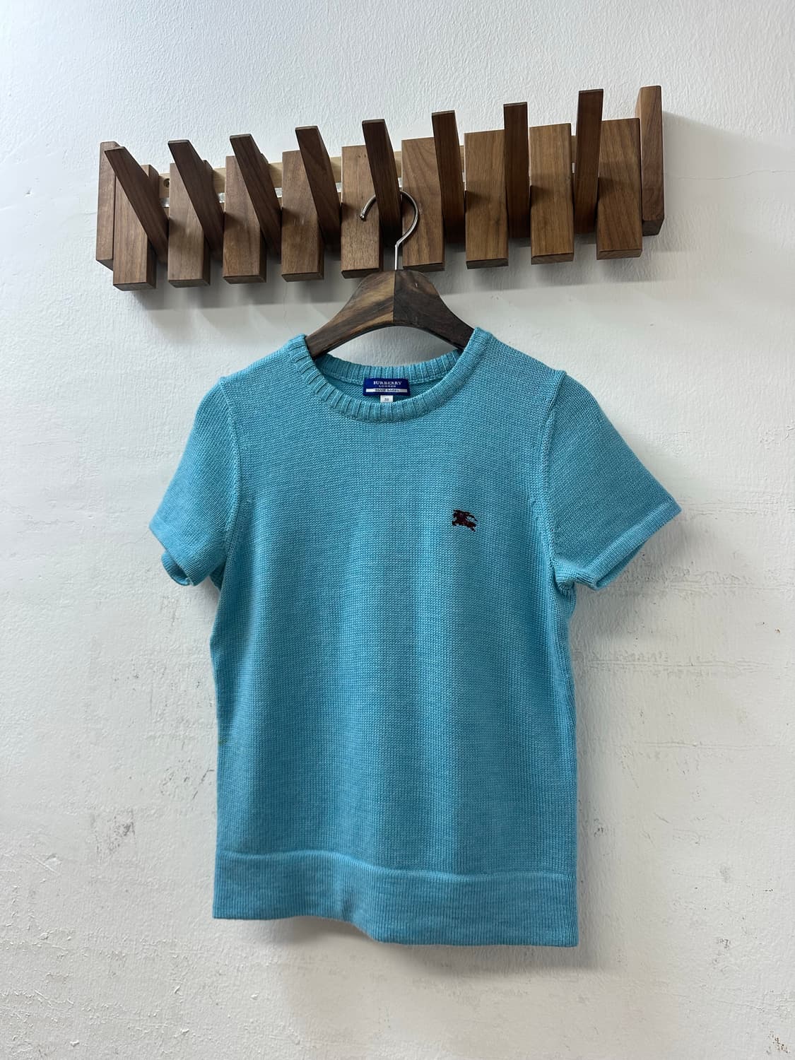 Burberry Blue Label 울100% 버버리 블루라벨 반팔 니트 상품이미지2