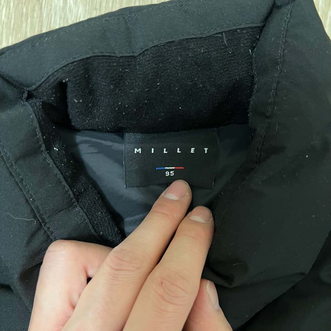 밀레 로고 라이트 경량패딩 M/95  상품이미지5