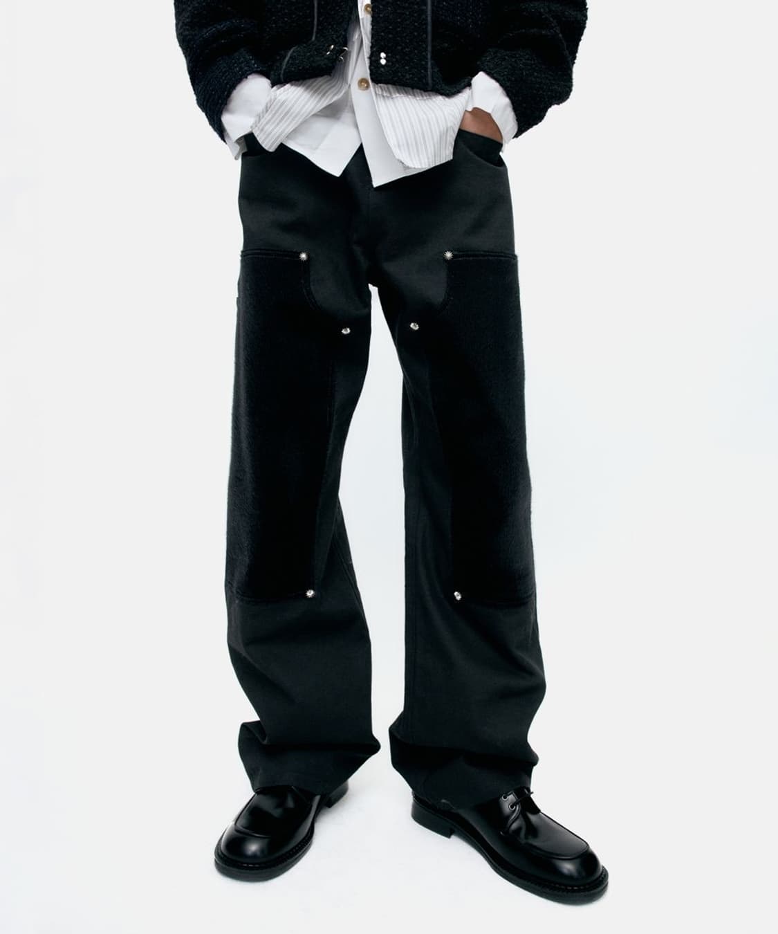 엔더슨벨 페이크포니 패치 데님 상품이미지1