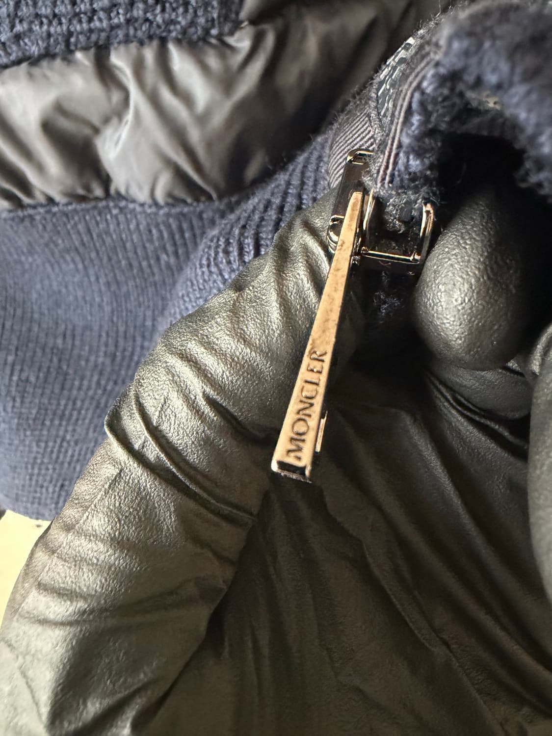 몽클레어 정품 트리콧 니트패딩 가디건 상품이미지8