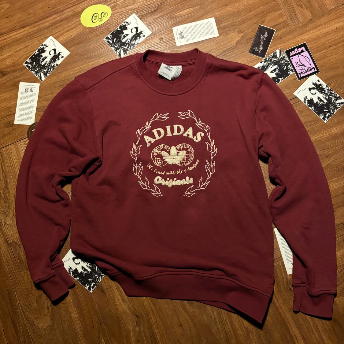 Adidas embroidered logo sweatshirt 상품이미지1