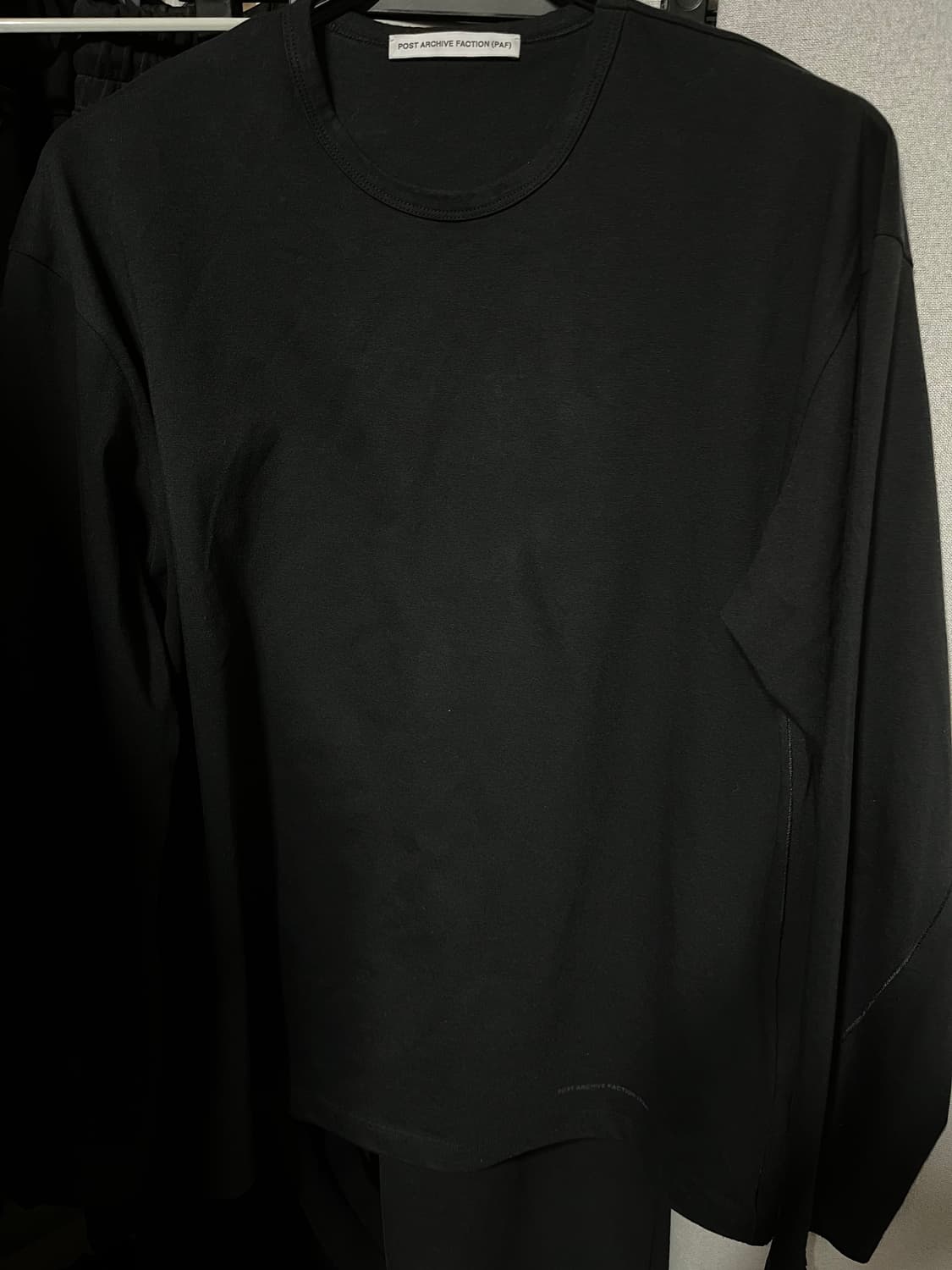 (S) paf 파프 아카이브 롱슬리브 블랙 상품이미지2